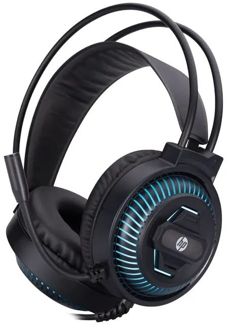 Наушники HP DHE-8001U LED USB Black (DHE-8001U) фото1