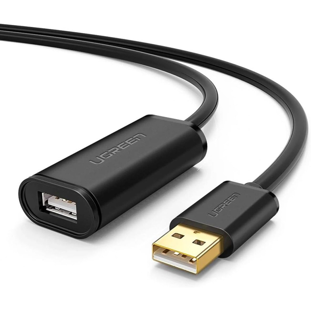 Кабель USB 2.0 AM to AF 20.0m Active black Ugreen (10324) фото1