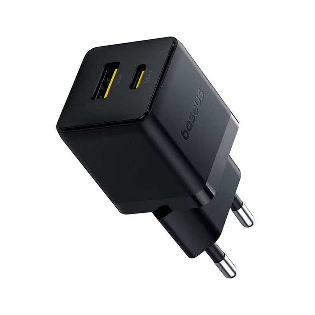 Зарядний пристрій Baseus Palm Fast Charger C+U 30W cluster black (P1011160A113-00) фото1