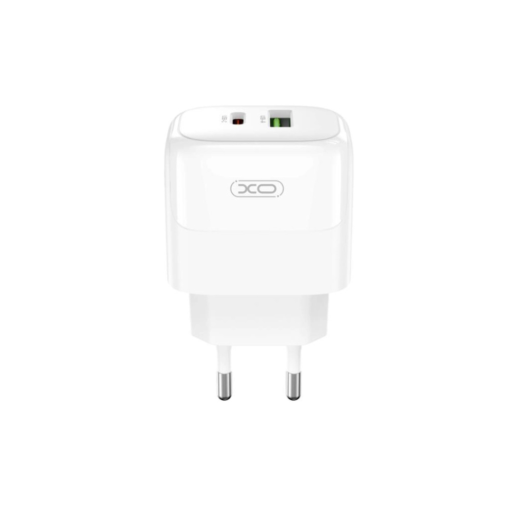 Зарядний пристрій XO 1xUSB QC3.0 + 1xUSB-C PD20W (XO-QC37) фото1