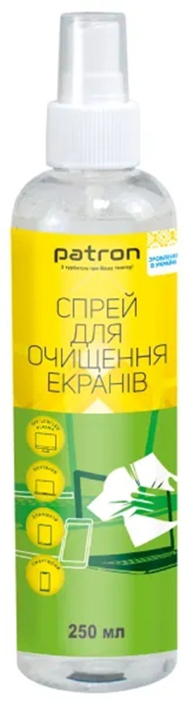 Спрей для очистки Patron Screen spray for TFT/LCD/LED 250мл (F3-001) фото1