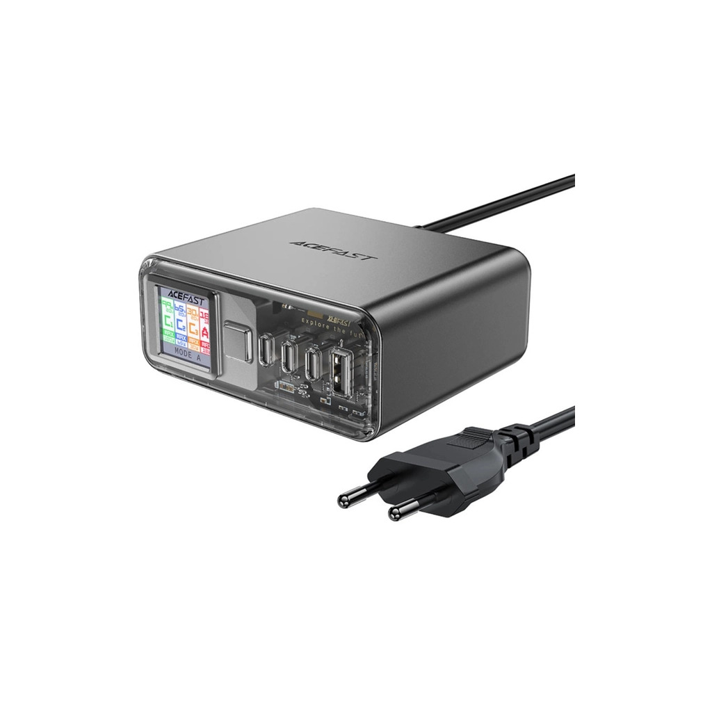 Зарядний пристрій Acefast 4xUSB 218W (3xUSB-C + USB-A) Gan Z4 Fast Charger (6974316282587) фото1