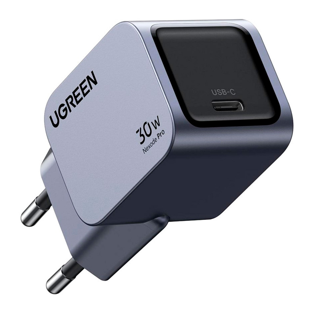 Зарядний пристрій Ugreen USB-C PD30W GaN X703 gray (35006) фото1