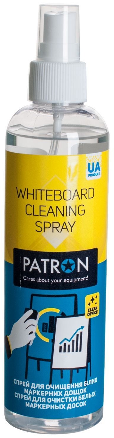Спрей для очистки Patron Whiteboard Cleaner 250мл (F3-007) фото1