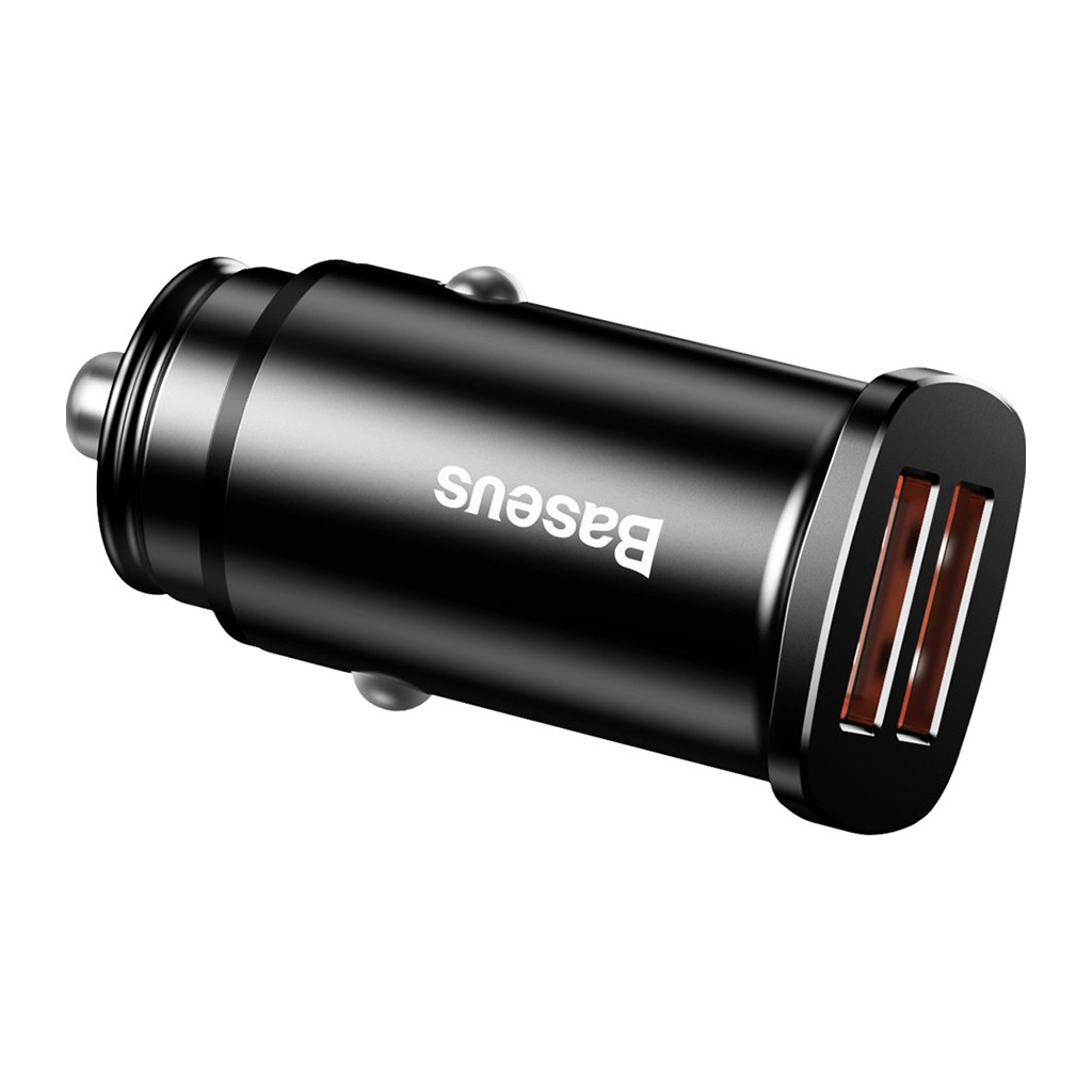 Зарядний пристрій Baseus Square metal A+A 30W Black (CCALL-DS01) фото1