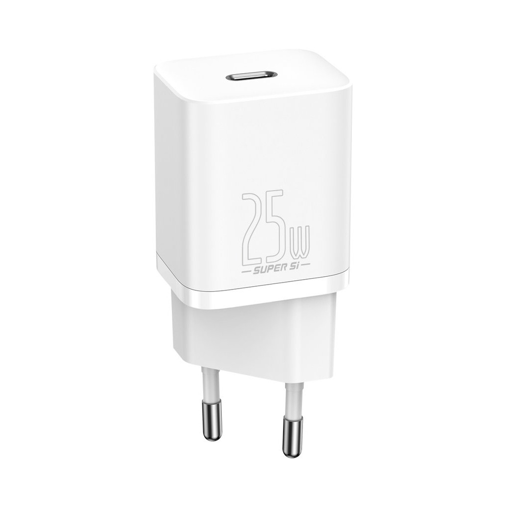 Зарядний пристрій Baseus Super Si Quick Charger 1C White (CCSP020102) фото1