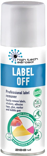 Спрей для очистки HTA LABEL OFF 200 ml (HTA6031) фото1