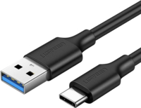 Кабель USB 3.0 AM to USB-C 2.0m 3.0A 18W US184 Black Ugreen (20884)
