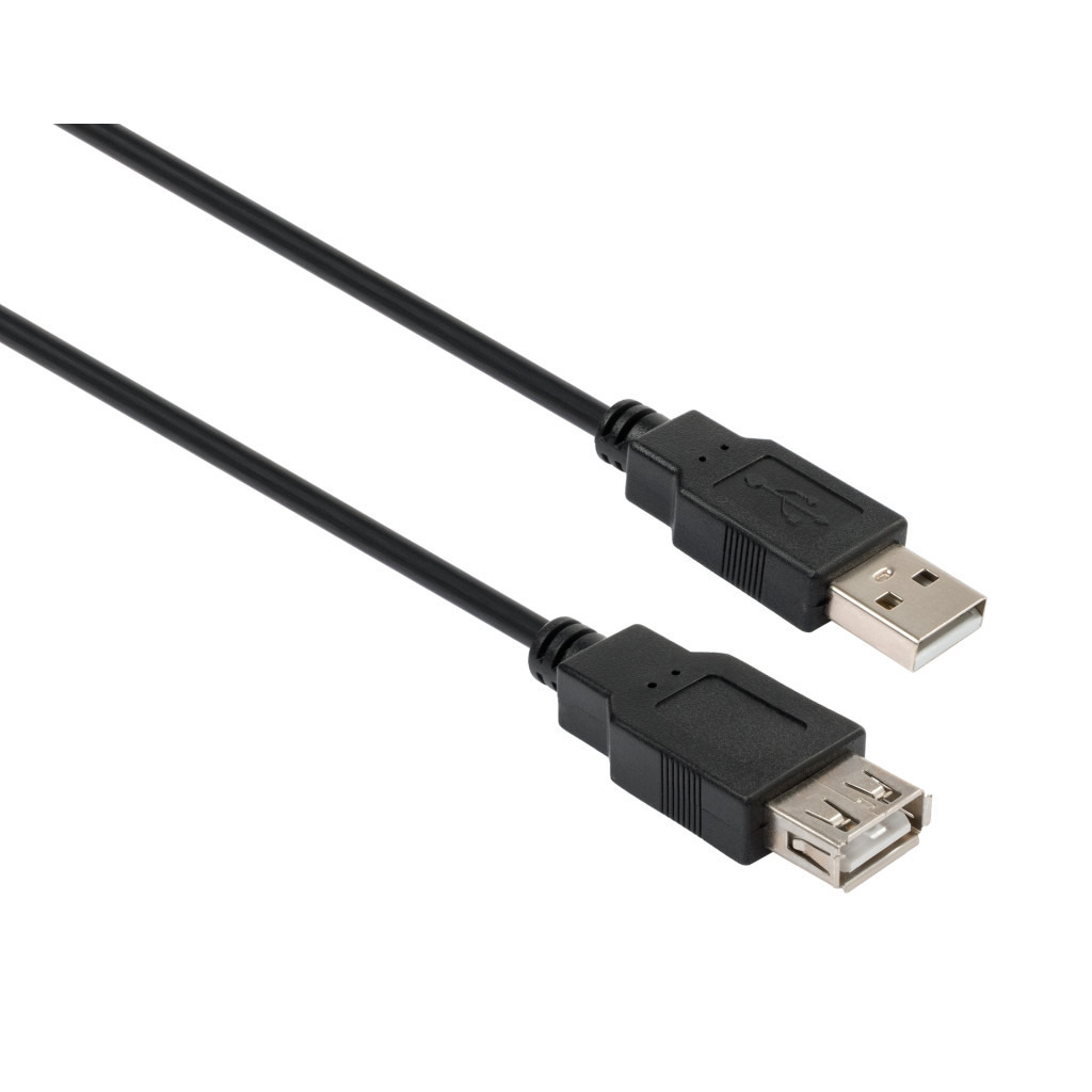 Кабель USB 2.0 AM/AF 3.0m Vinga (VCPUSBAMAF3BK) фото1