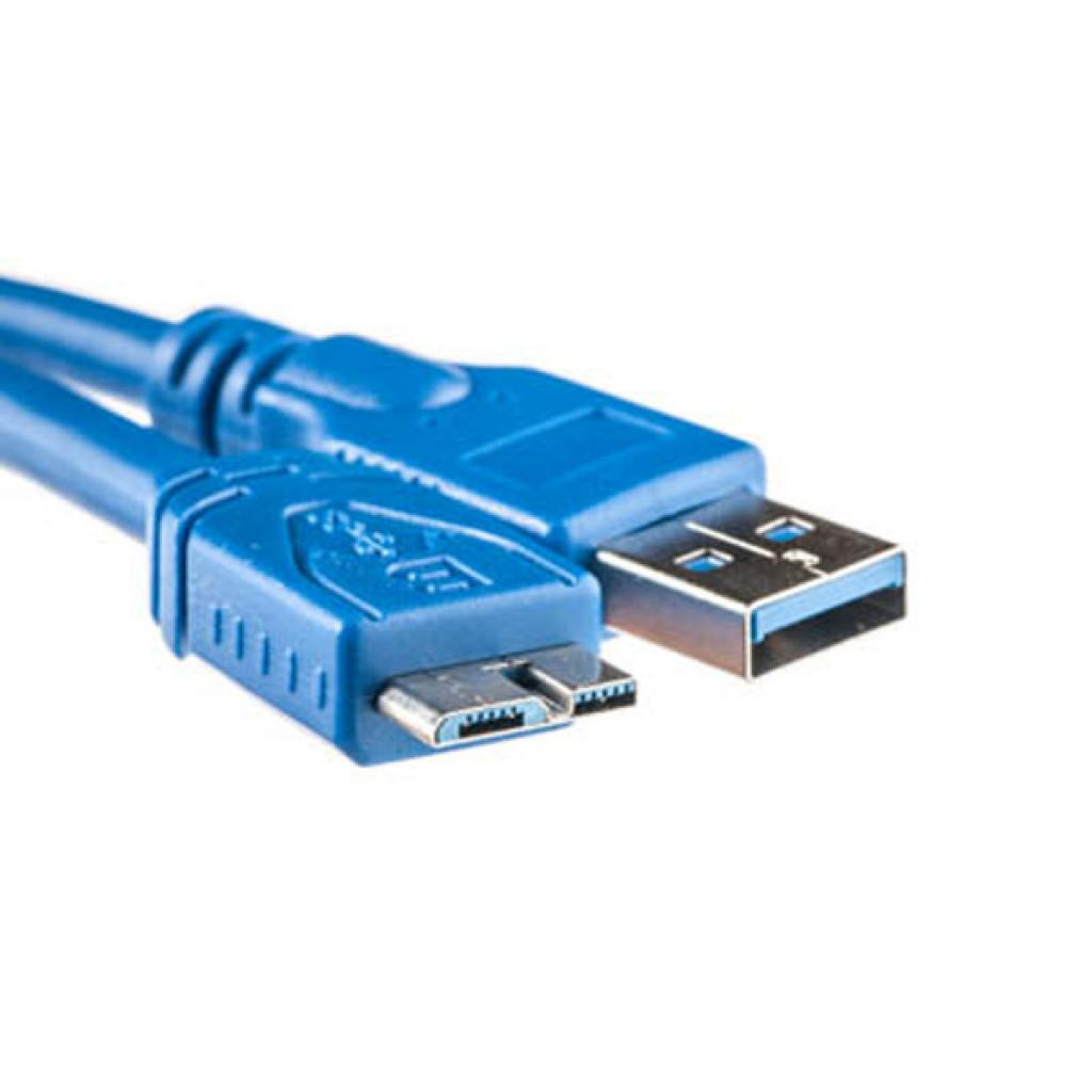 Кабель USB 3.0 AM to Micro B 0.1m PowerPlant (KD00AS1229) фото1