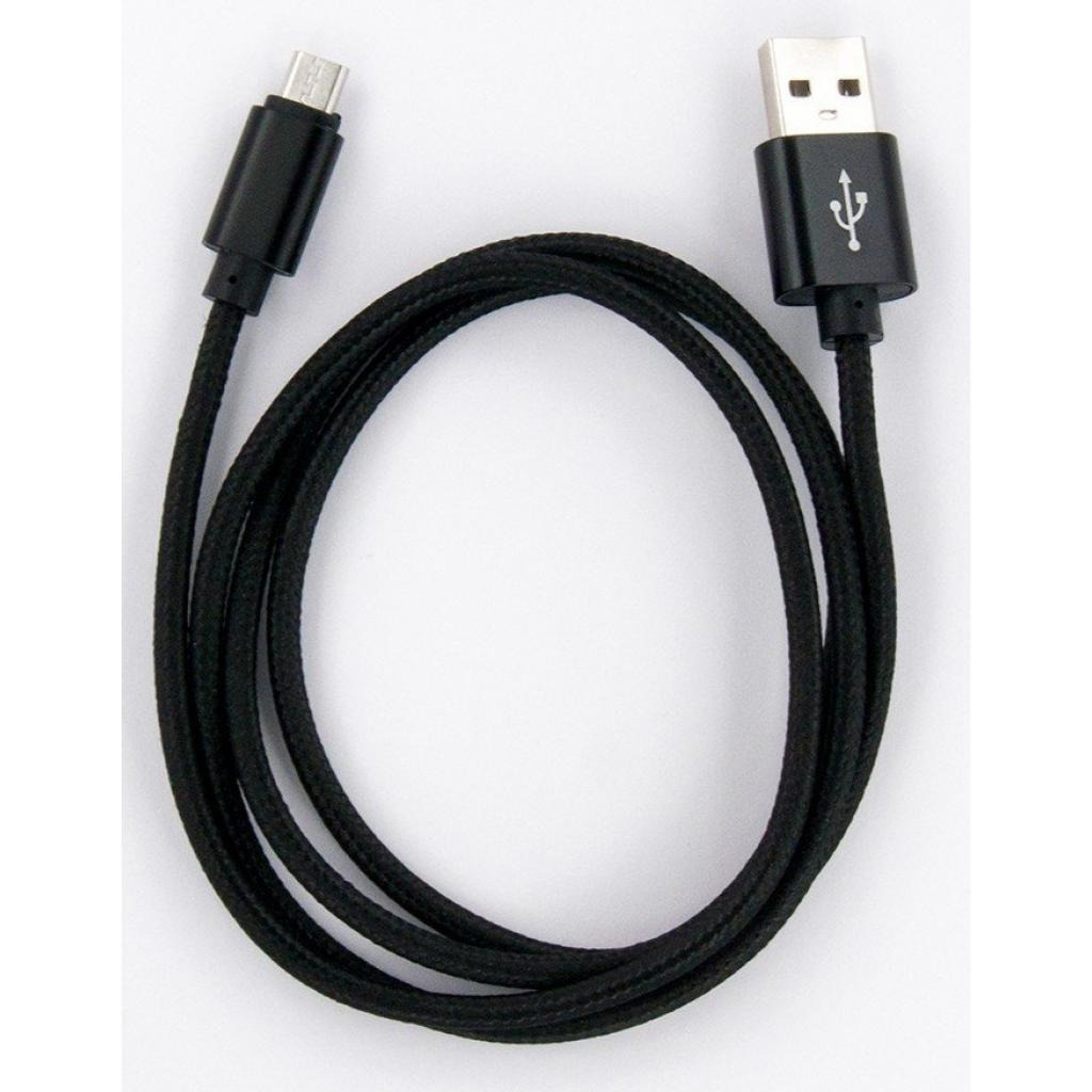 Кабель USB 2.0 AM to Micro 5P 1.0m black Dengos (NTK-M-MT-BLACK) фото1