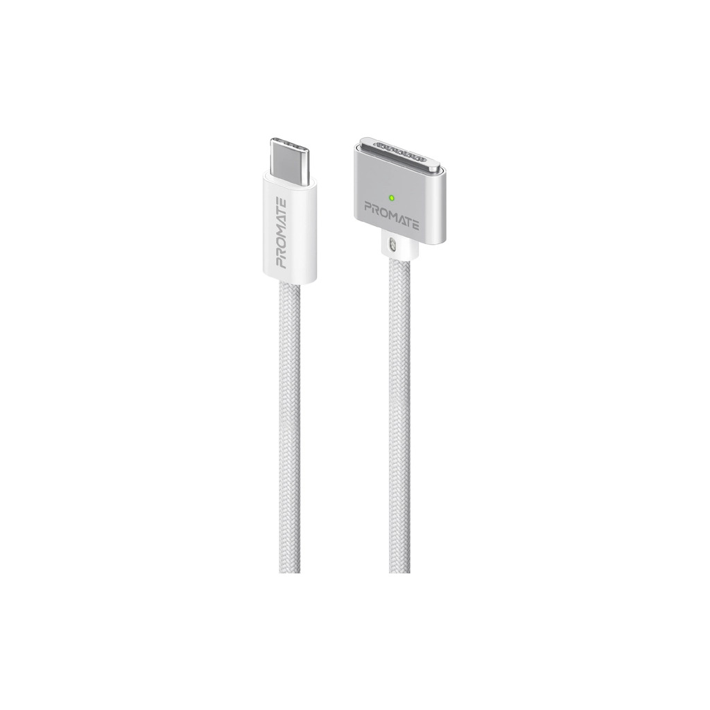 Кабель USB-C to MagSafe 3 white Promate (magcord-140pd.white) фото1