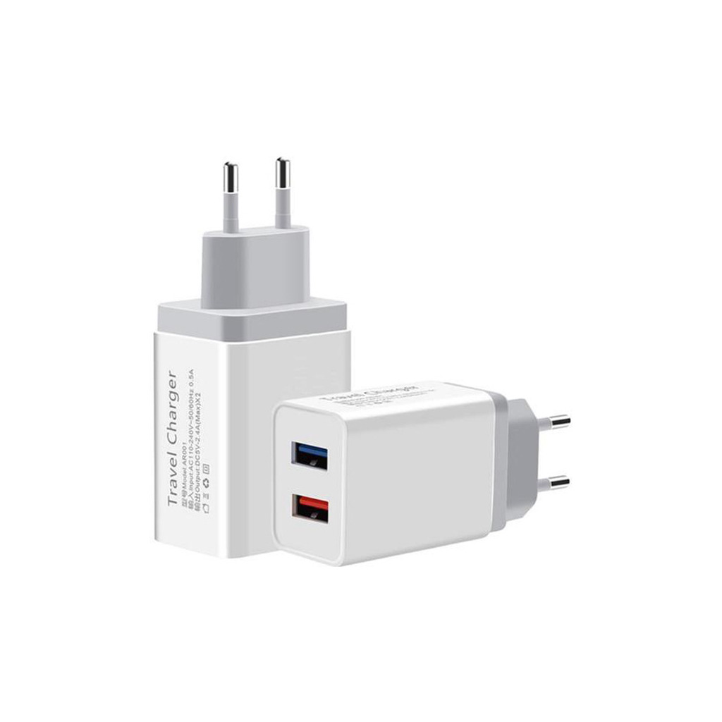 Зарядний пристрій XoKo WC-210 2.4A USB White (WC-210-WH) (WC-210-WH) фото1