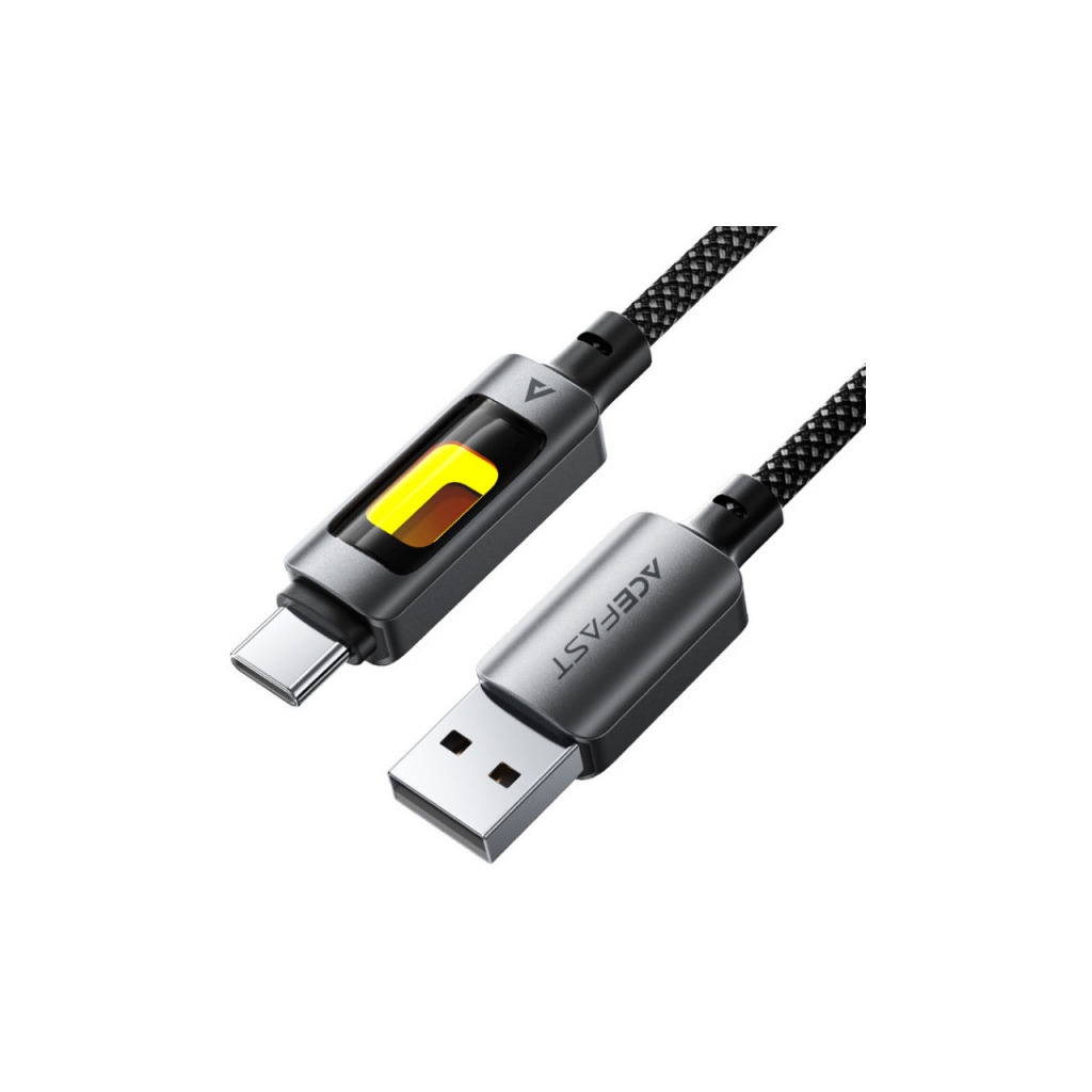 Кабель USB 2.0 AM to USB-C 1.2m 60W black Acefast (6974316284673) фото1