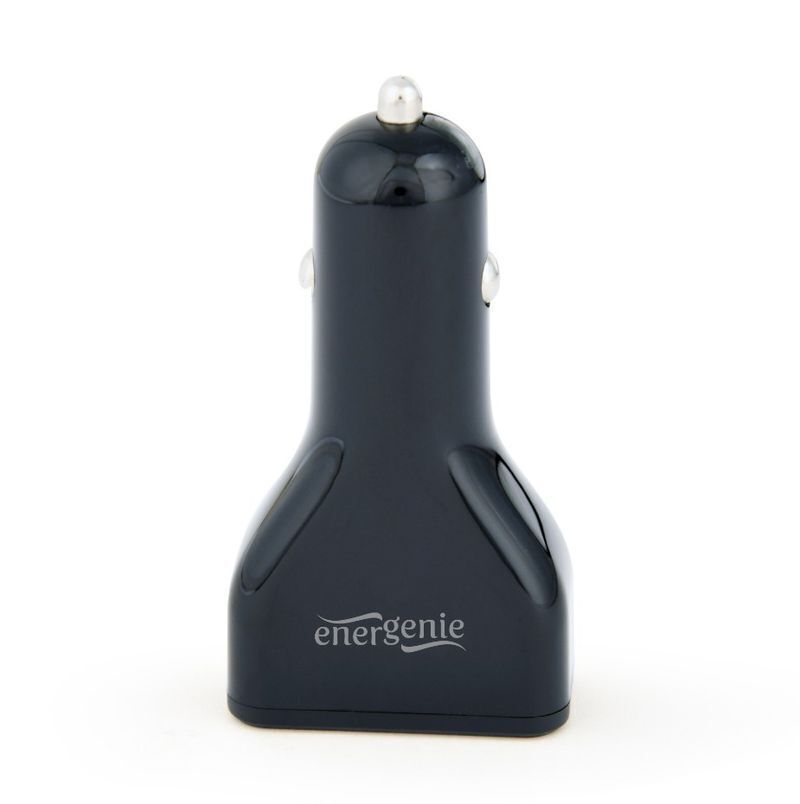 Зарядний пристрій EnerGenie USB 4.8A (EG-U4C4A-CAR-01) фото1