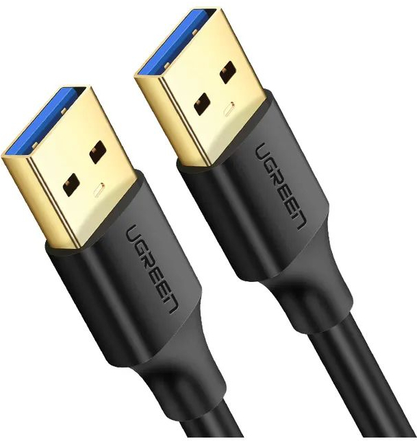 Дата кабель Ugreen USB 3.0 AM/AM 2.0m US128 black (10371) фото1
