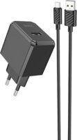Зарядний пристрій HOCO CS11A Ocean USB + cable USB to Micro 5P 10.5W Black (6942007603584)