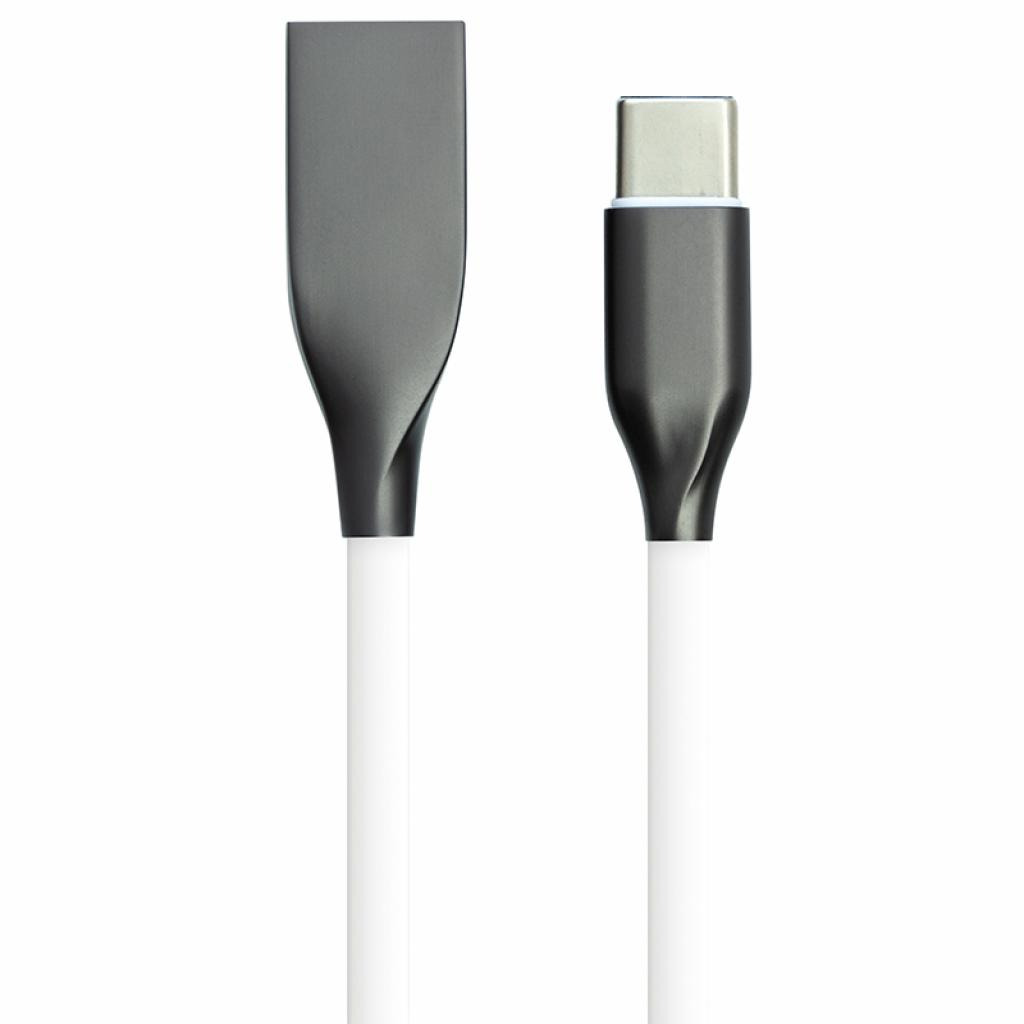 Кабель USB 2.0 AM to USB-C 1.0m white PowerPlant (CA910717) фото1