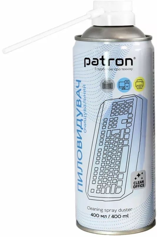 Сжатый воздух для чистки spray duster 400ml Patron (F3-020) фото1