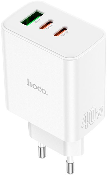 Зарядний пристрій HOCO C126A Pure White (6931474798725) фото1