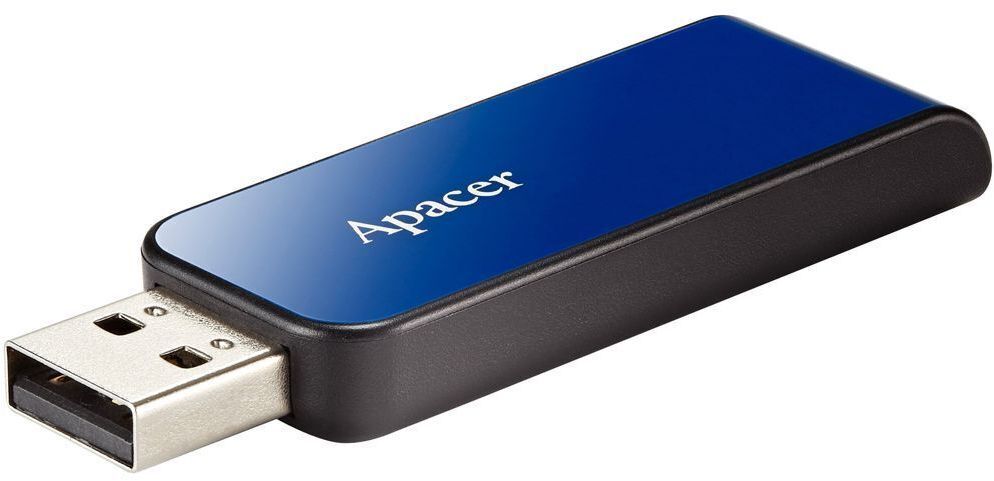 Флеш-накопитель USB 64GB Apacer AH334 Blue (AP64GAH334U-1) фото1