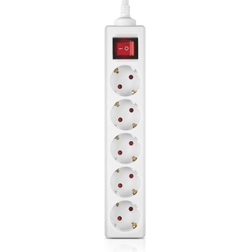 Сетевой фильтр REAL-EL RS-Protect M 5м White (EL122300029)