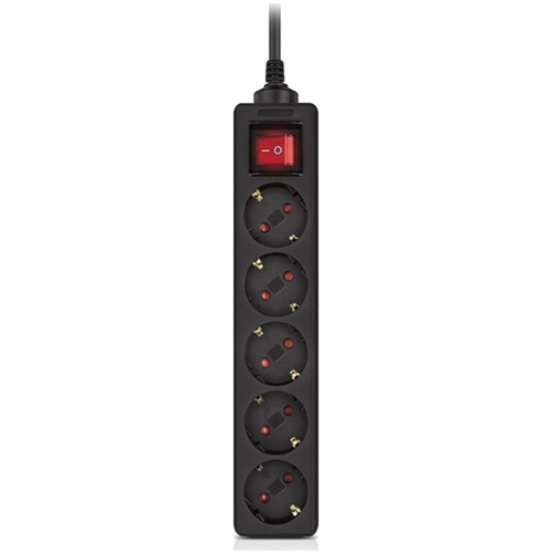 Сетевой фильтр REAL-EL RS-Protect M 10м Black