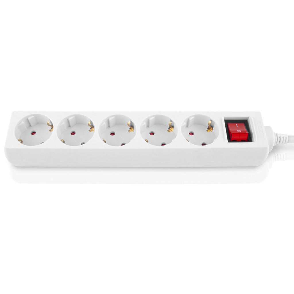 Фільтр живлення REAL-EL RS-Protect M 1.8м White (EL122300025) фото1