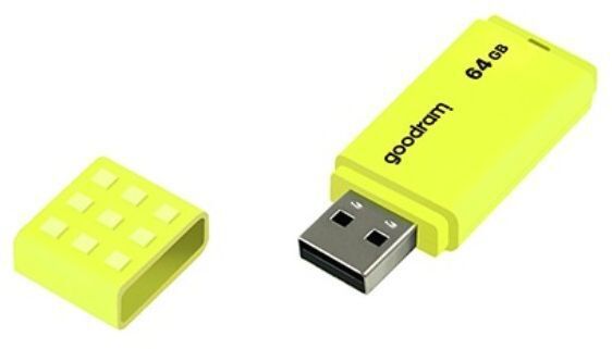 Флеш-накопитель USB2.0 64GB Goodram UME2 Yellow (UME2-0640Y0R11) фото1
