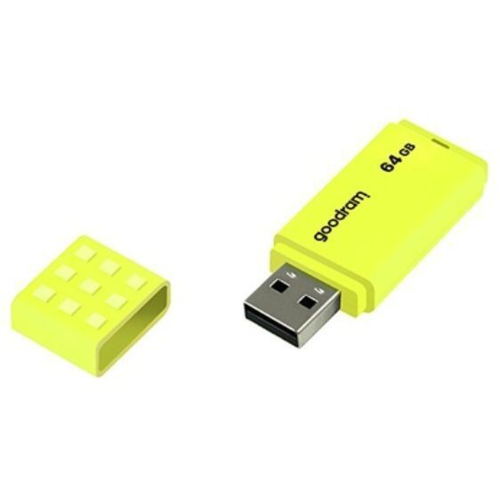 Флеш-накопитель USB2.0 64GB Goodram UME2 Yellow (UME2-0640Y0R11)