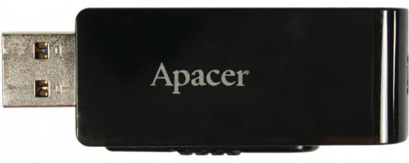 Флеш-накопитель USB3.2 64GB Apacer AH350 Black (AP64GAH350B-1) фото1