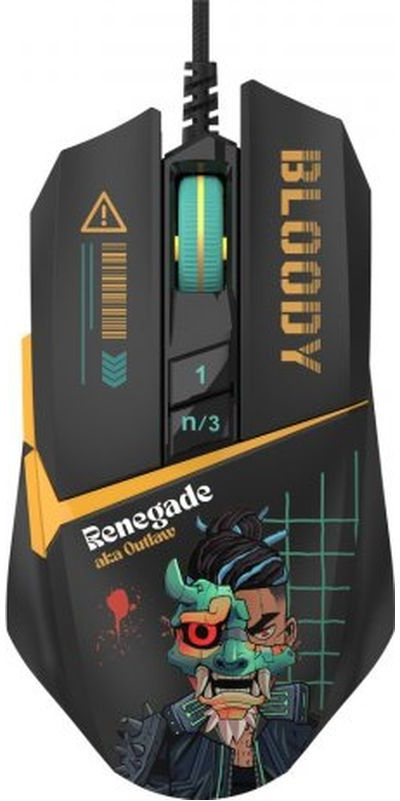 Игровая мишь A4Tech Bloody W63 Max USB Renegade Midnight (4711421000536) фото1