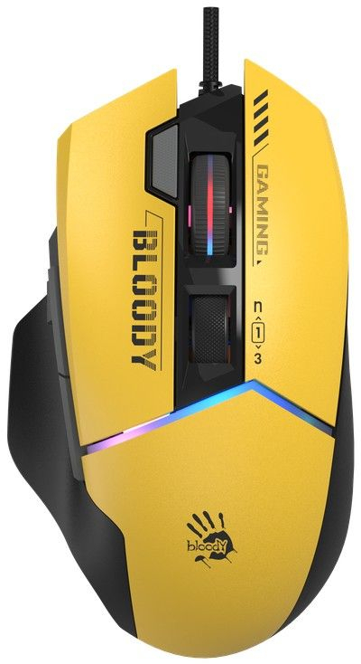 Ігрова миша A4Tech Bloody W95 Ultra RGB USB Sports Lime (4711421002318) фото1