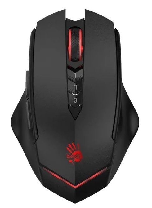 Игровая мишь A4Tech Bloody R80 Plus Wireless/USB Black (4711421003018) фото1
