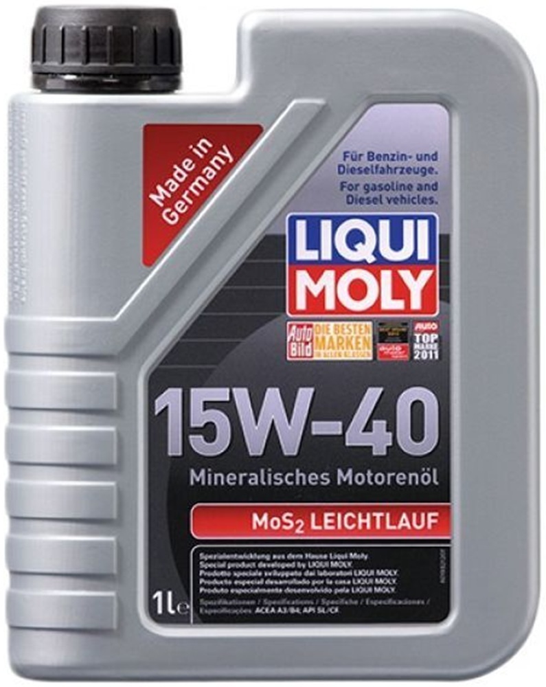 Моторна олива Liqui Moly MoS2 Leichtlauf SAE 15W-40 1л. (1932) фото1