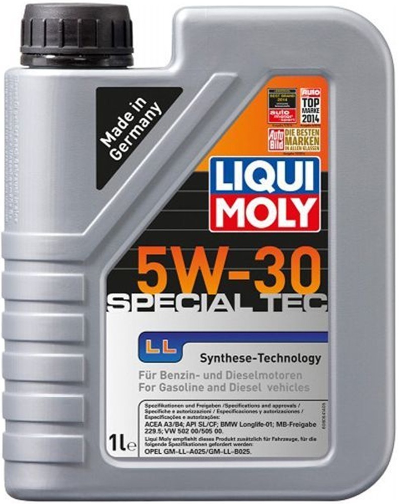 Моторное масло Liqui Moly Special Tec LL 5W-30 1 л (LQ 2447) фото1