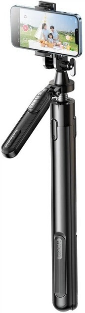 Монопод для селфі RTAKO трипод ZP220 Pro Ultra-Wide Angle Selfie Stick Black (6942063213376) фото1