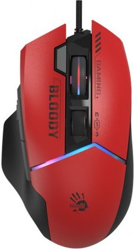 Игровая мишь A4Tech Bloody W95 Ultra RGB USB Sports Red (4711421002301) фото1