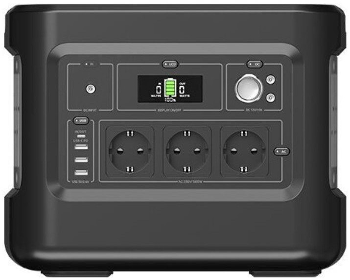 Зарядна портативна електростанція Optonica 1000W (PS-9420) фото1
