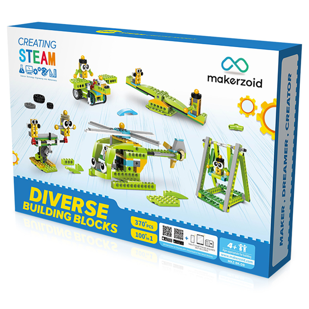 Конструктор Makerzoid Diverse Building Blocks (MKZ-BK-DB) фото1