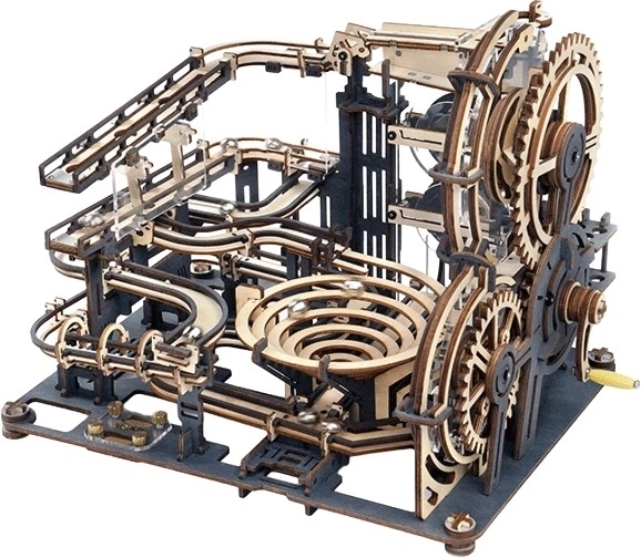 Конструктор Robotime Rokr дерев'яний 3D Мармурове нічне місто (LGA01) фото1