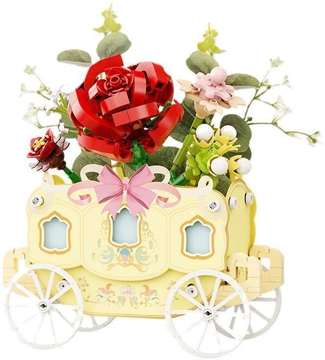 Конструктор Pantasy Original - Flower Cart Кошик із трояндами (15027) фото1