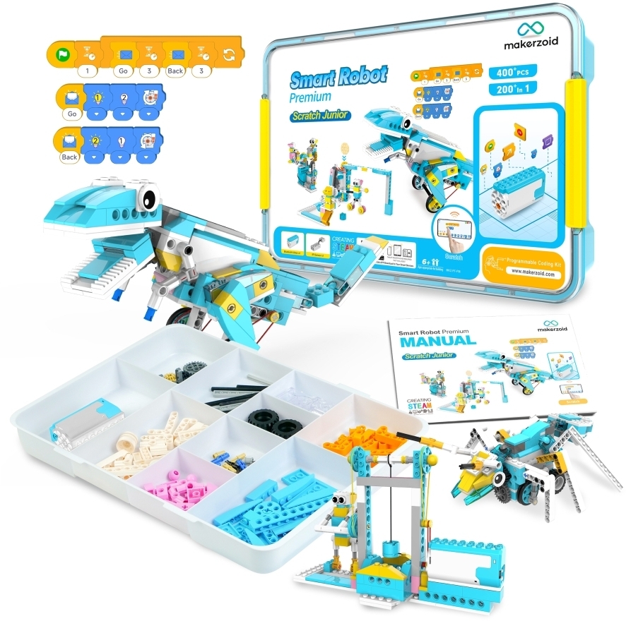 Конструктор Makerzoid Smart Robot Premium (MKZ-PF-PM) фото1