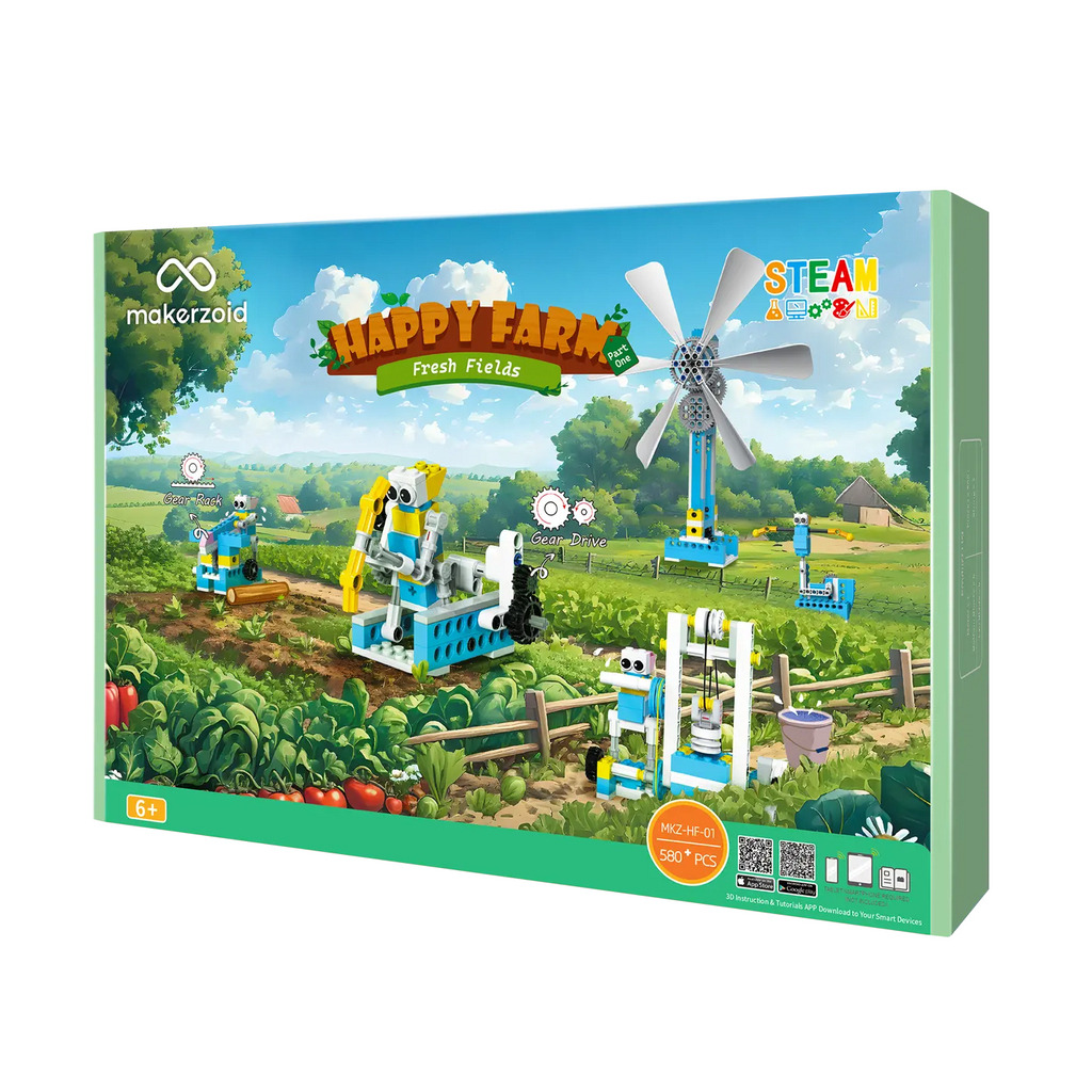 Конструктор Makerzoid Happy Farm Fresh Fields (MKZ-HF-01) фото1