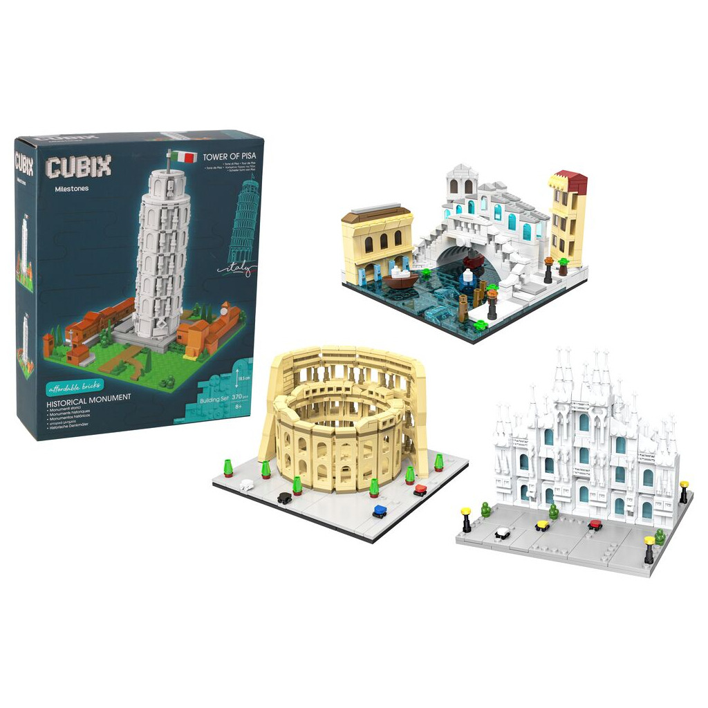 Конструктор Cubix Визначні місця Італії, Пізанська вежа (42896/2) фото1