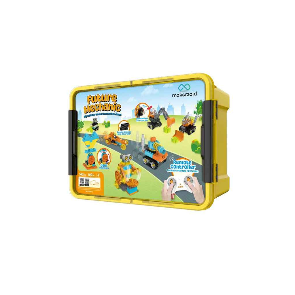Конструктор Makerzoid Big Bloks - Future Mechanic (Механік майбутнього) (MKZ-OBK-EC) фото1