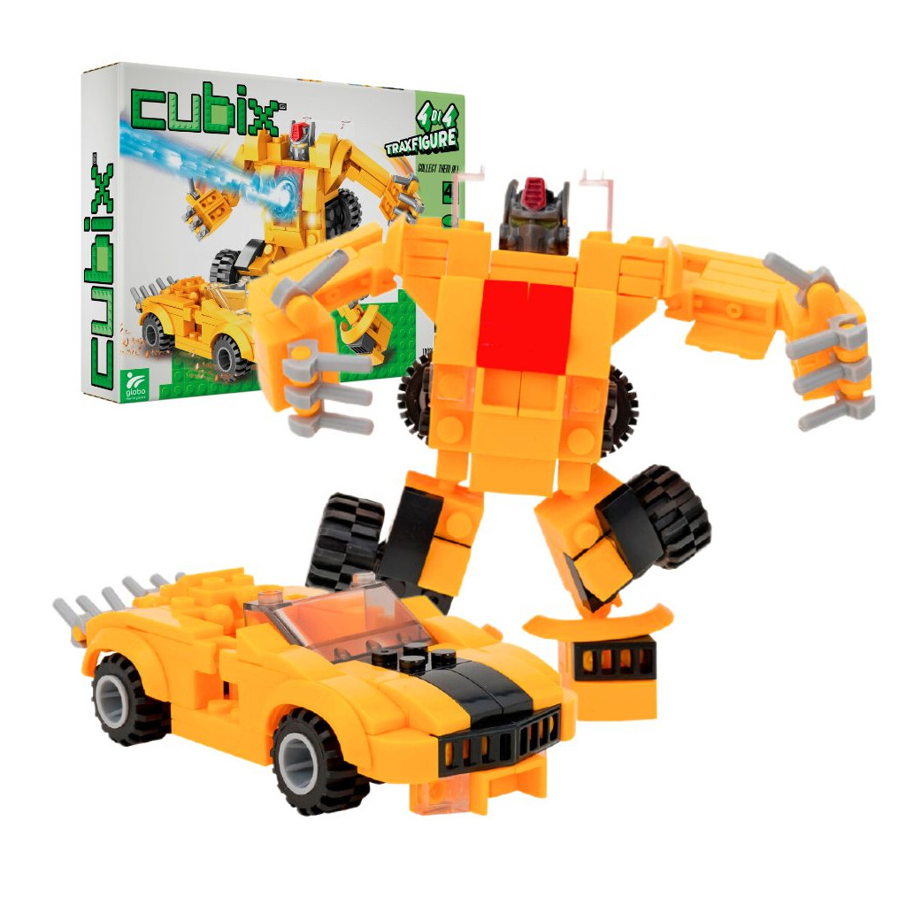 Конструктор Cubix Traxfigure 2-в-1, жовтий (39727/4) фото1