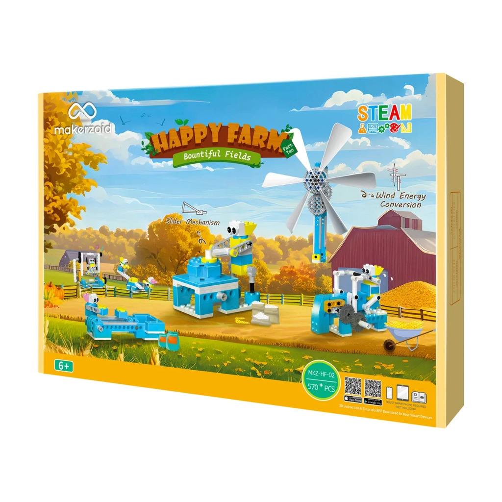 Конструктор Makerzoid Happy Farm Bountiful Fields (MKZ-HF-02) фото1