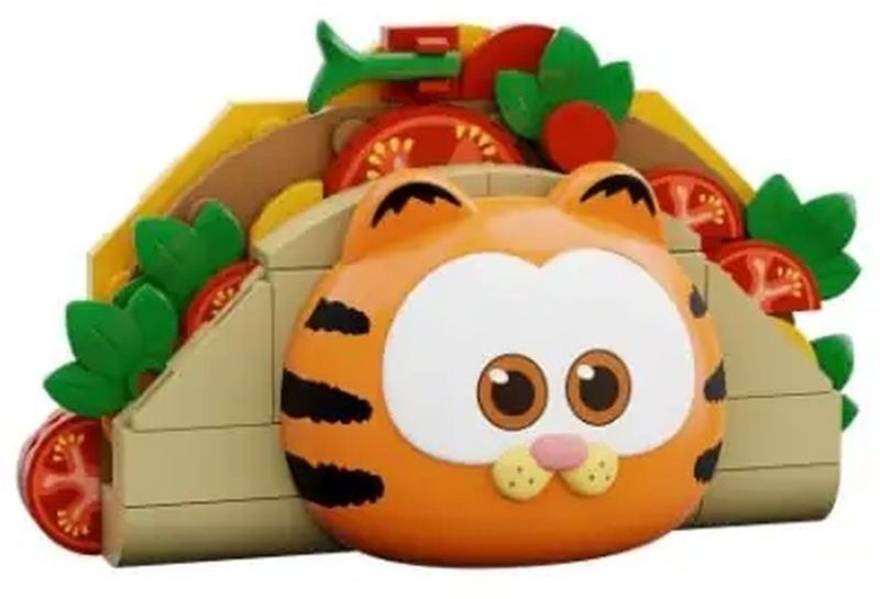 Конструктор Pantasy Garfield Магніт на холодильник Тако (86819) фото1