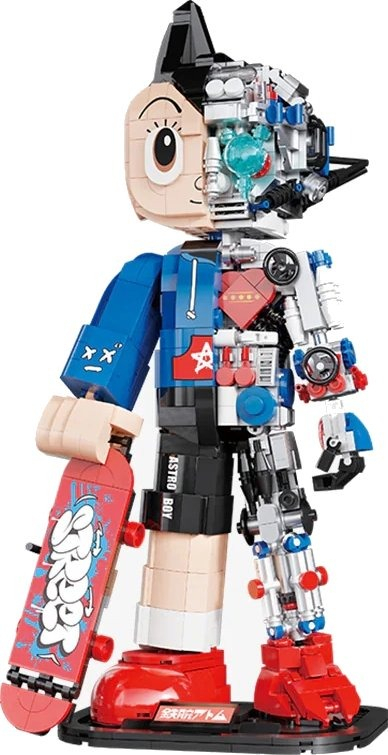 Конструктор Pantasy Astro Boy: Мальчик со скейтбордом (86207) фото1